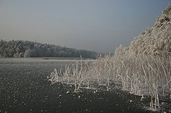 Mróz zamknął szczelnie jezioro